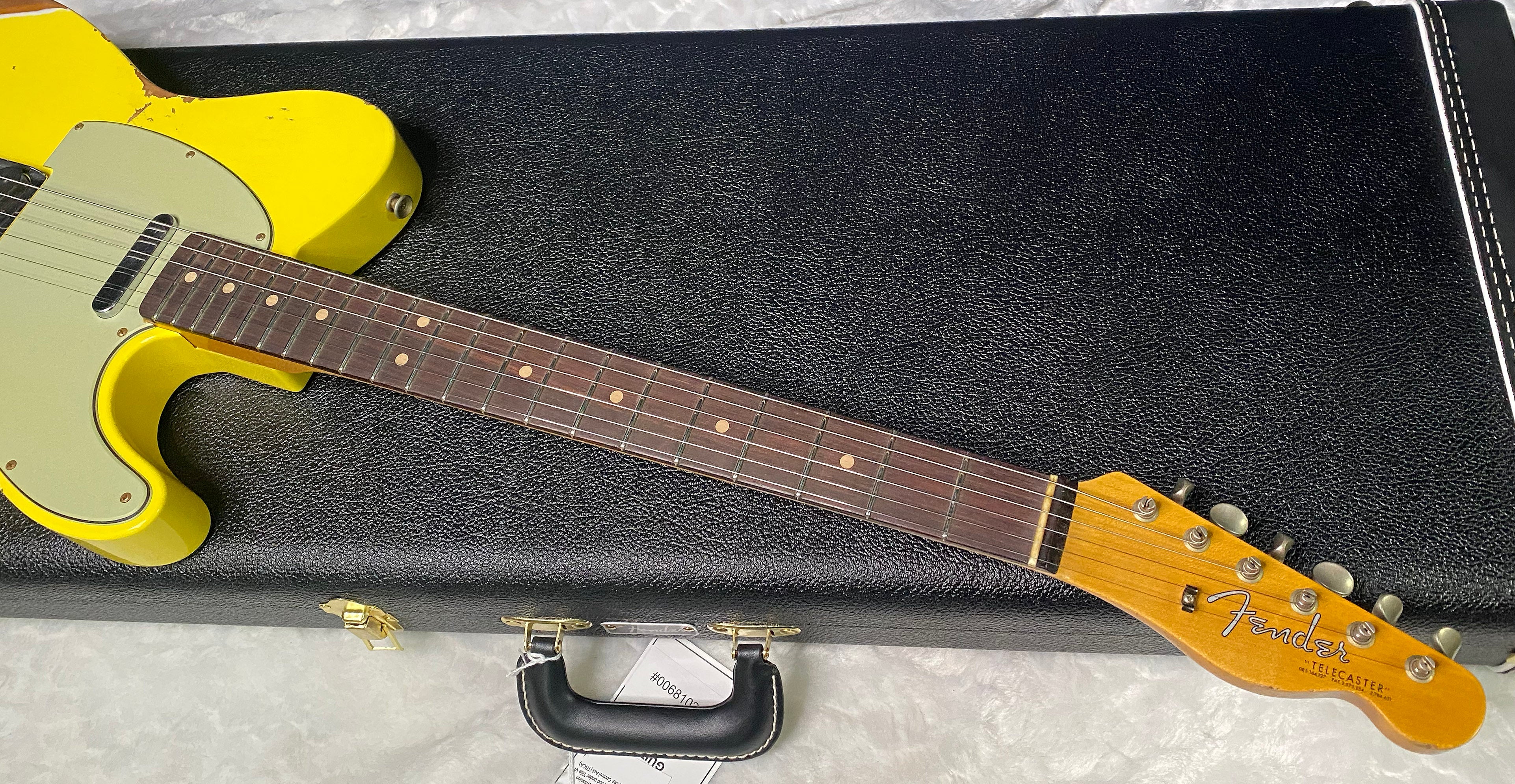 NEW! Fender '63 Relic Limited Edition Telecaster - Handwound PU's - Custom Shop - Authorized Dealer - Canary Yellow - 7.25lbs - G06490