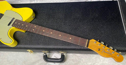 NEW! Fender '63 Relic Limited Edition Telecaster - Handwound PU's - Custom Shop - Authorized Dealer - Canary Yellow - 7.25lbs - G06490