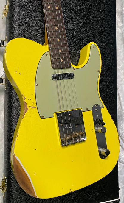 NEW! Fender '63 Relic Limited Edition Telecaster - Handwound PU's - Custom Shop - Authorized Dealer - Canary Yellow - 7.25lbs - G06490