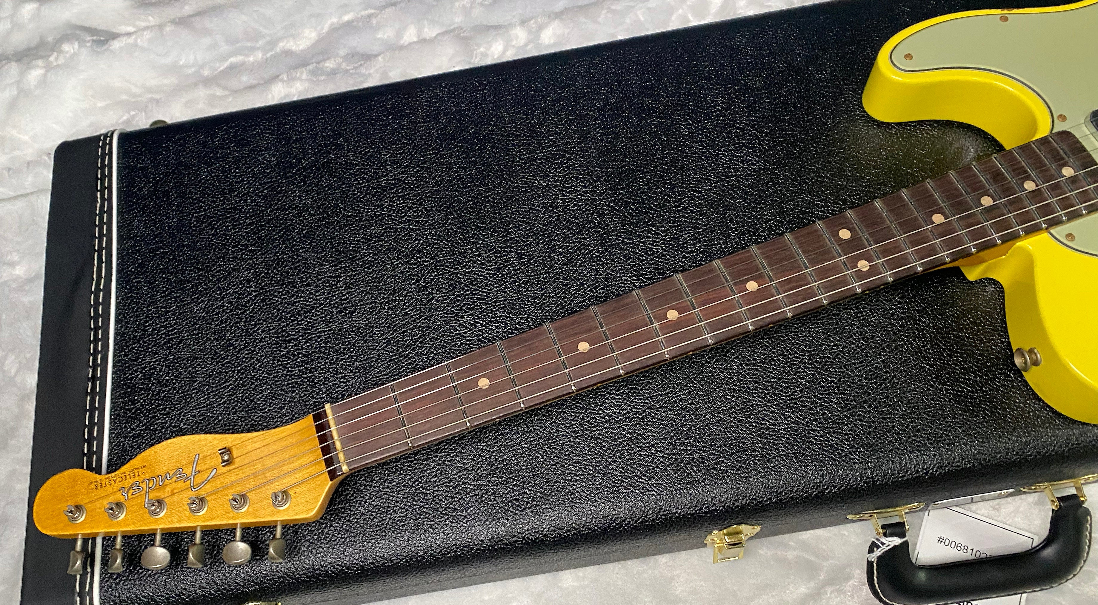 NEW! Fender '63 Relic Limited Edition Telecaster - Handwound PU's - Custom Shop - Authorized Dealer - Canary Yellow - 7.25lbs - G06490