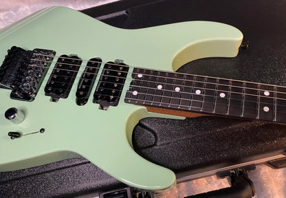 NEW ! Jackson Custom Shop Dinky HSH - Roasted Maple Neck & Ebony Fretboard - DK - Surf Green - Authorized Dealer - 8.1 lbs - G06853