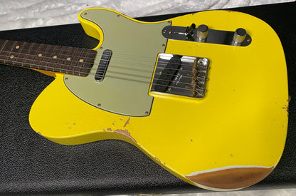 NEW! Fender '63 Relic Limited Edition Telecaster - Handwound PU's - Custom Shop - Authorized Dealer - Canary Yellow - 7.25lbs - G06490