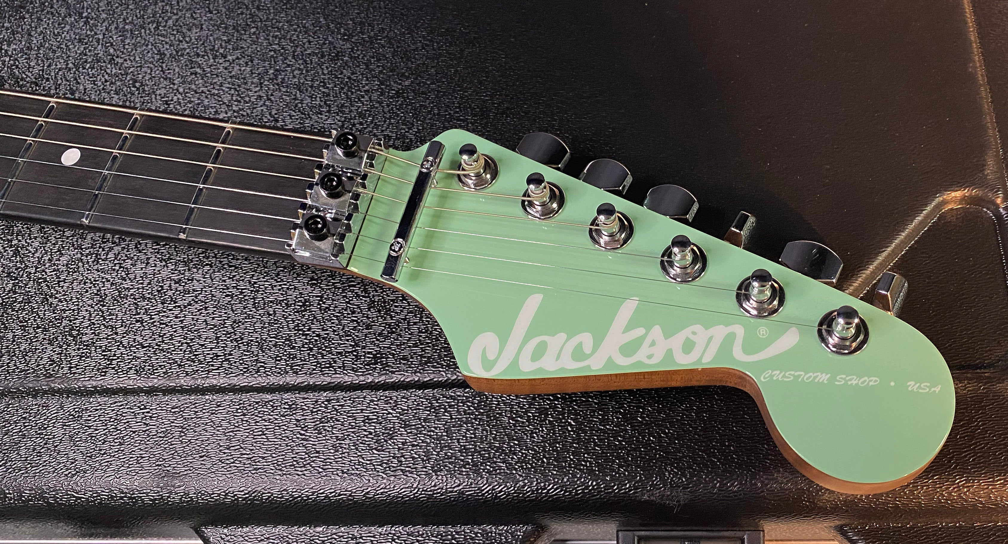 NEW ! Jackson Custom Shop Dinky HSH - Roasted Maple Neck & Ebony Fretboard - DK - Surf Green - Authorized Dealer - 8.1 lbs - G06853