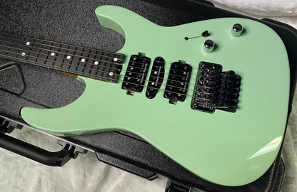 NEW ! Jackson Custom Shop Dinky HSH - Roasted Maple Neck & Ebony Fretboard - DK - Surf Green - Authorized Dealer - 8.1 lbs - G06853