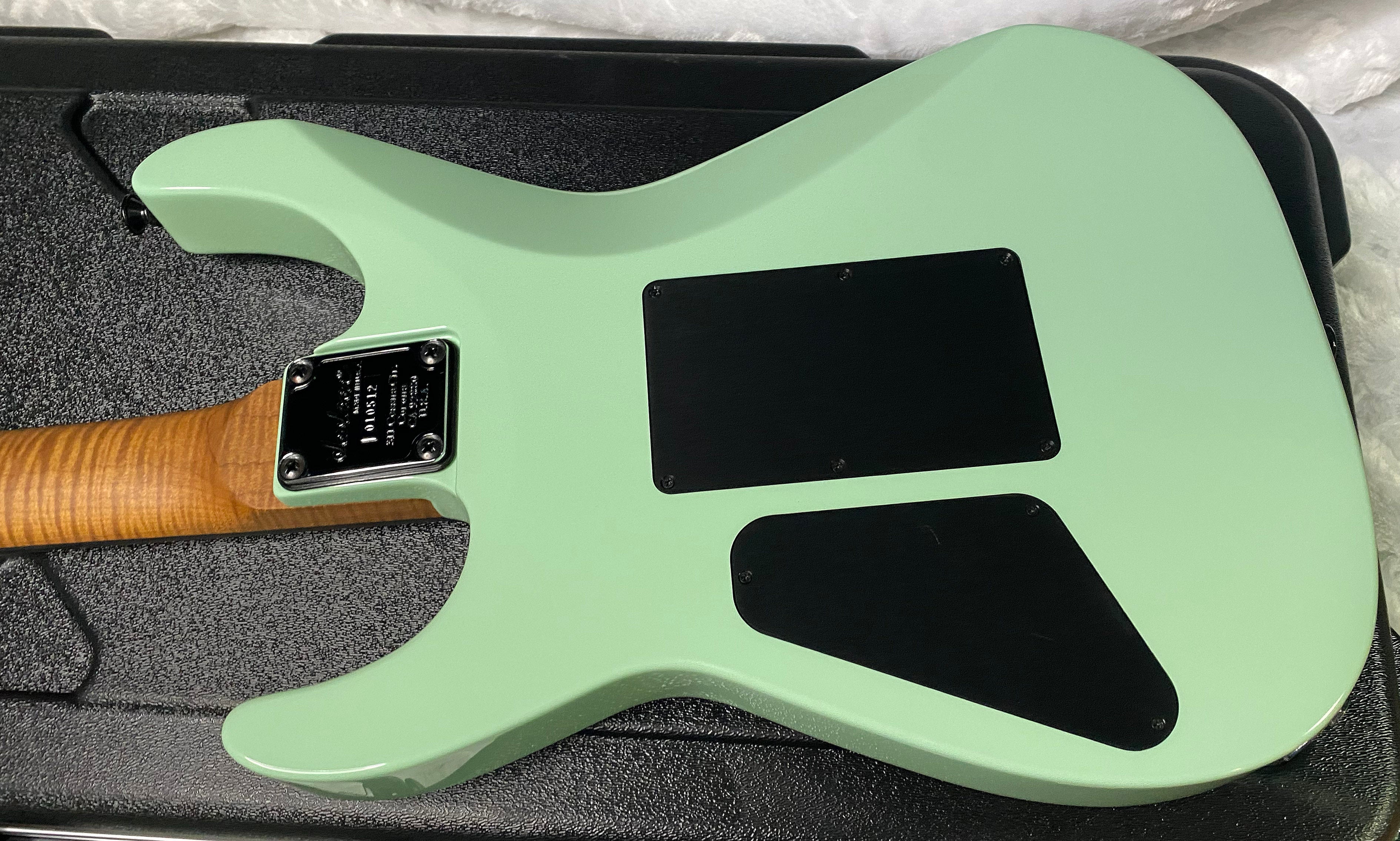 NEW ! Jackson Custom Shop Dinky HSH - Roasted Maple Neck & Ebony Fretboard - DK - Surf Green - Authorized Dealer - 8.1 lbs - G06853