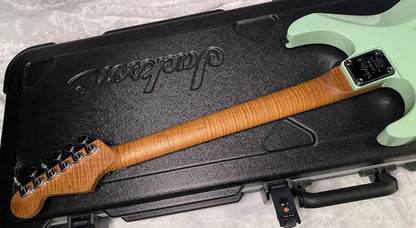NEW ! Jackson Custom Shop Dinky HSH - Roasted Maple Neck & Ebony Fretboard - DK - Surf Green - Authorized Dealer - 8.1 lbs - G06853
