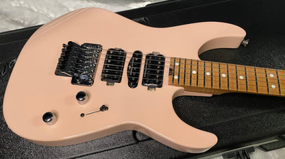 NEW ! Jackson Custom Shop Dinky HSH - Roasted Maple Neck & Fretboard - DK - Shell Pink - Authorized Dealer - 8.1 lbs - G06854