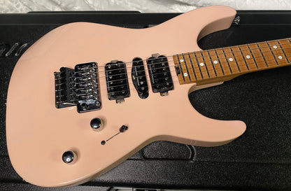 NEW ! Jackson Custom Shop Dinky HSH - Roasted Maple Neck & Fretboard - DK - Shell Pink - Authorized Dealer - 8.1 lbs - G06854