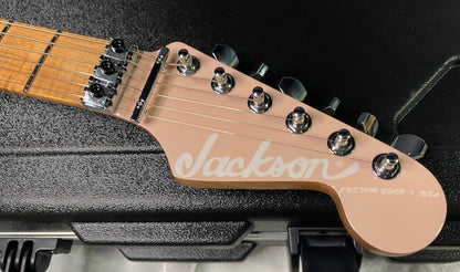 NEW ! Jackson Custom Shop Dinky HSH - Roasted Maple Neck & Fretboard - DK - Shell Pink - Authorized Dealer - 8.1 lbs - G06854