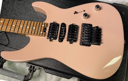 NEW ! Jackson Custom Shop Dinky HSH - Roasted Maple Neck & Fretboard - DK - Shell Pink - Authorized Dealer - 8.1 lbs - G06854