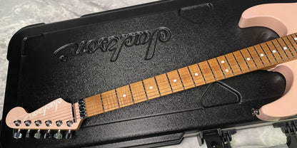 NEW ! Jackson Custom Shop Dinky HSH - Roasted Maple Neck & Fretboard - DK - Shell Pink - Authorized Dealer - 8.1 lbs - G06854