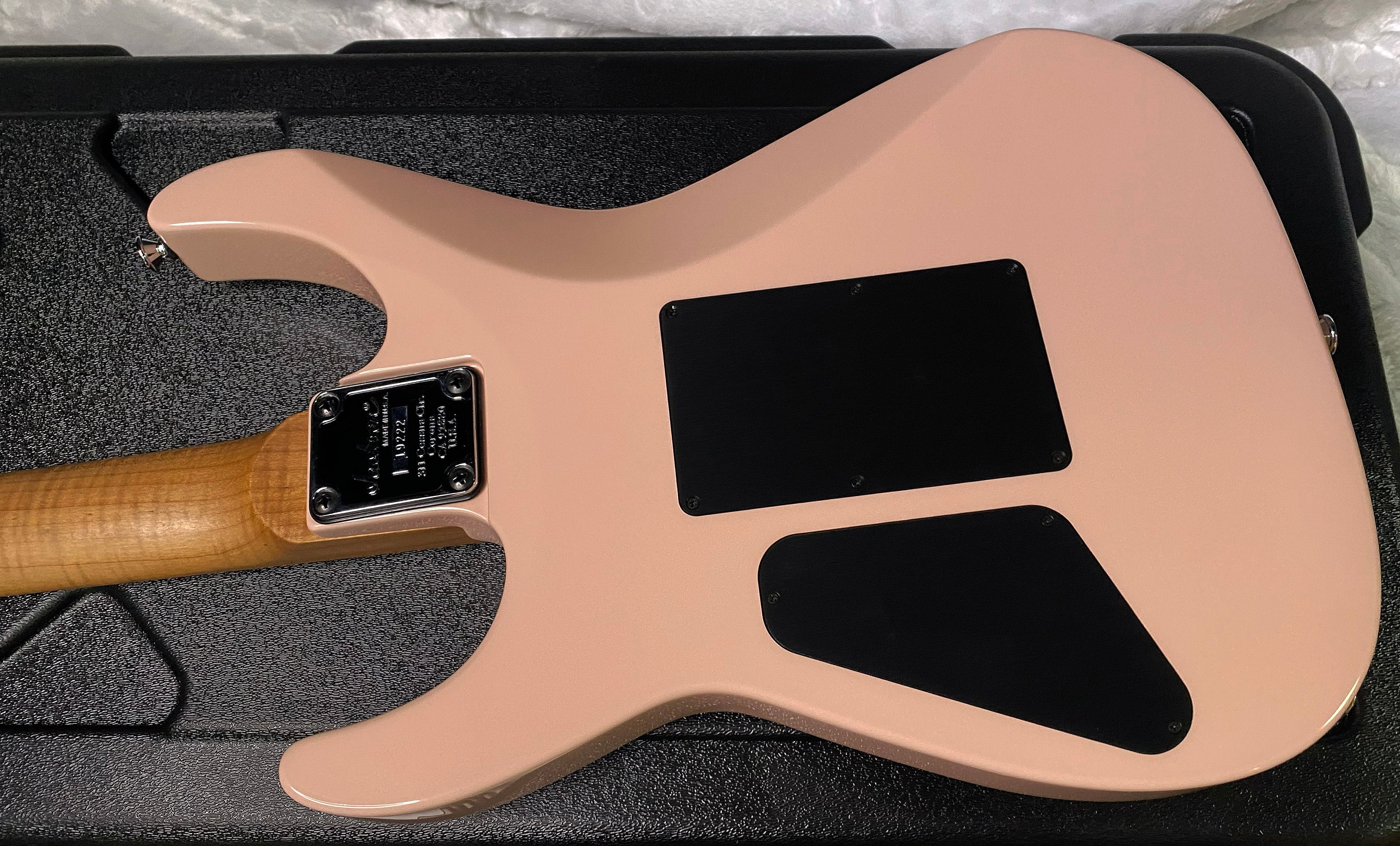 NEW ! Jackson Custom Shop Dinky HSH - Roasted Maple Neck & Fretboard - DK - Shell Pink - Authorized Dealer - 8.1 lbs - G06854