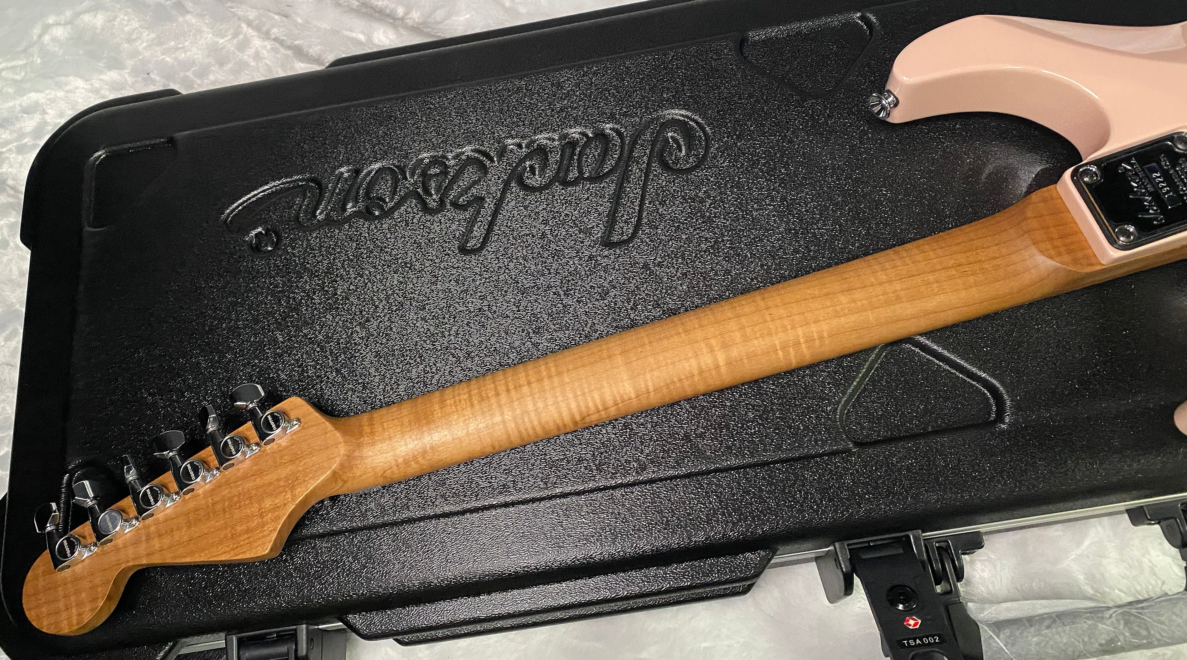 NEW ! Jackson Custom Shop Dinky HSH - Roasted Maple Neck & Fretboard - DK - Shell Pink - Authorized Dealer - 8.1 lbs - G06854