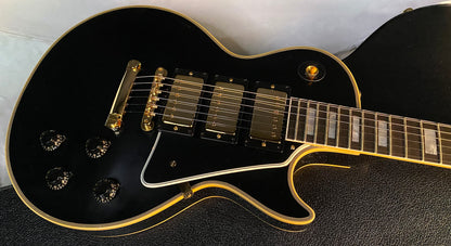 NEW! Gibson Custom Shop Historic 3-Pickup '57 Les Paul Custom Black Beauty Reissue - Ebony VOS - Authorized Dealer - Only 9.45 lbs! G06071