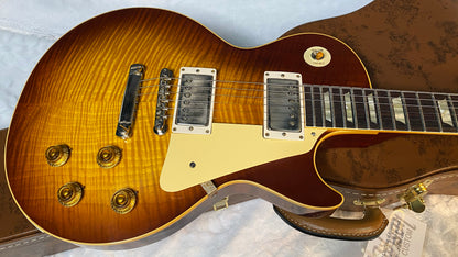 NEW ! Gibson Custom Shop 1959 Les Paul - Iced Tea - Authorized Dealer - Hand Picked KILLER Flame Top - MONSTER TOP VOS - 8.2 lbs - G06064