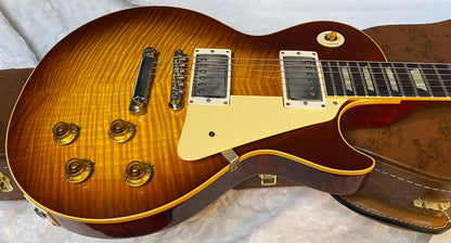 NEW ! Gibson Custom Shop 1959 Les Paul - Iced Tea - Authorized Dealer - Hand Picked KILLER Flame Top - MONSTER TOP VOS - 8.2 lbs - G06064