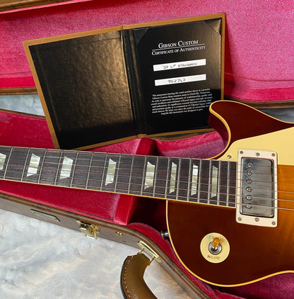 NEW ! Gibson Custom Shop 1959 Les Paul - Iced Tea - Authorized Dealer - Hand Picked KILLER Flame Top - MONSTER TOP VOS - 8.2 lbs - G06064