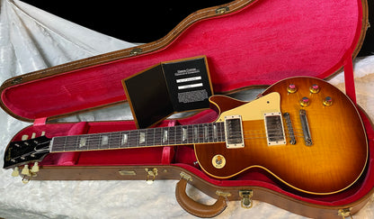 NEW! Gibson Custom 1960 Les Paul Standard Reissue VOS - Iced Tea Burst - Authorized Dealer - ONLY 8.35 lbs - G06067