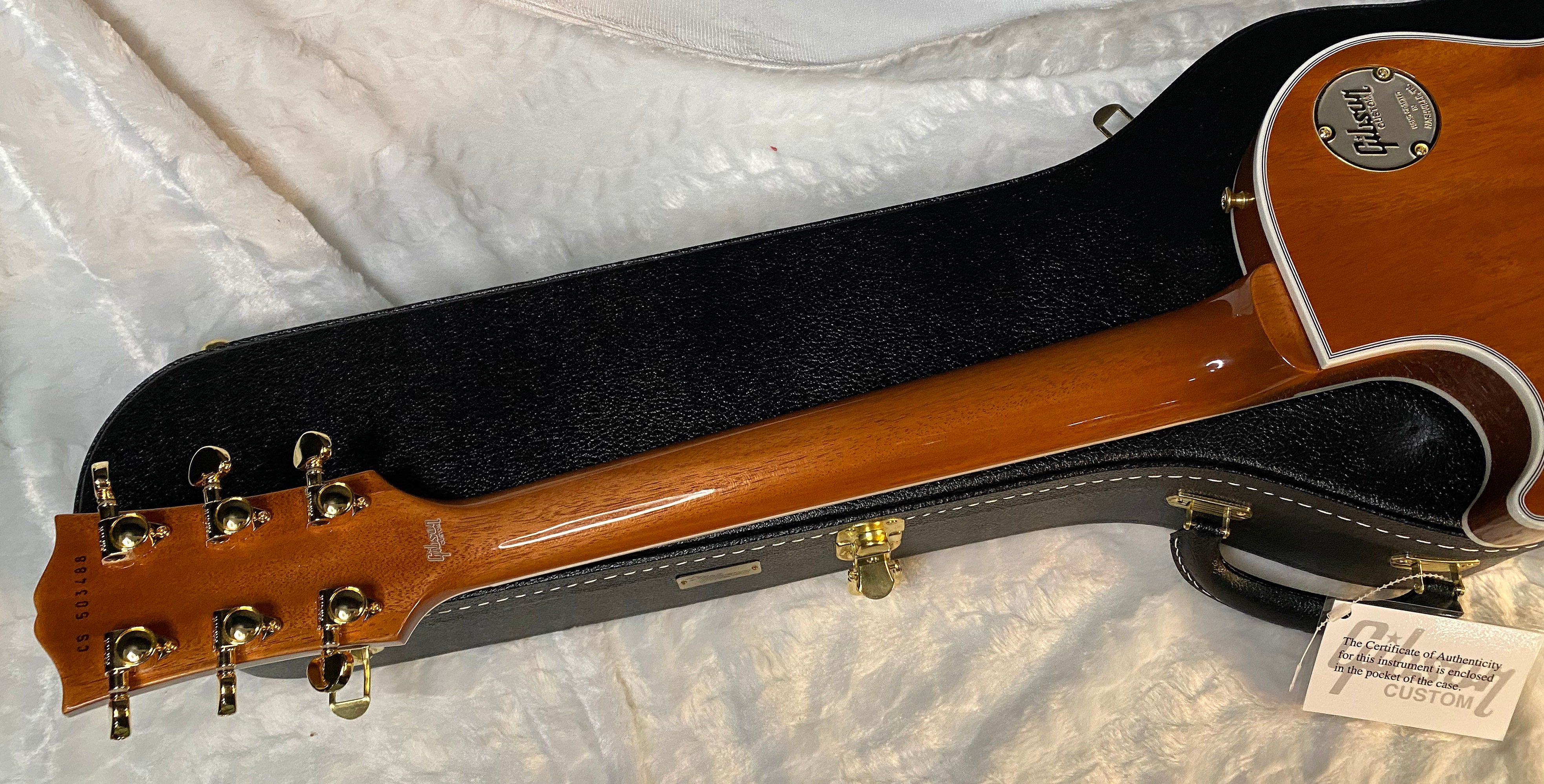 NEW! Gibson Dealer Select Custom Shop Les Paul Custom AAA Figured Top - Transparent Pink - Authorized Dealer - WOW! 8.7 lbs - G06121