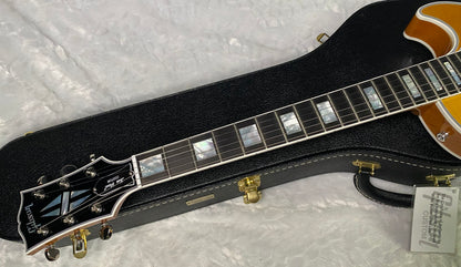 NEW! Gibson Dealer Select Custom Shop Les Paul Custom AAA Figured Flame Top - Lemon Burst / Natural Back - Authorized Dealer - 9lbs - G06814