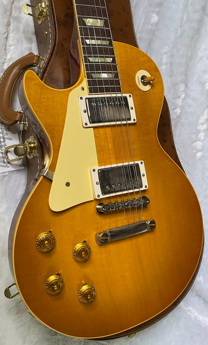 NEW ! Gibson Custom Shop '58 Les Paul Standard 1958 - Lemon Burst VOS - Subtle Flame! - Left Handed - Authorized Dealer -8.6lbs - G06833