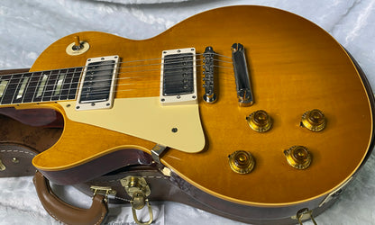 NEW ! Gibson Custom Shop '58 Les Paul Standard 1958 - Lemon Burst VOS - Subtle Flame! - Left Handed - Authorized Dealer -8.6lbs - G06833