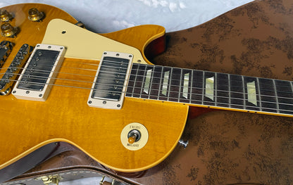 NEW ! Gibson Custom Shop '58 Les Paul Standard 1958 - Lemon Burst VOS - Subtle Flame! - Left Handed - Authorized Dealer -8.6lbs - G06833