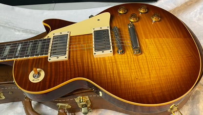 NEW ! Gibson Custom Shop 1959 Les Paul - Iced Tea - Authorized Dealer - Hand Picked KILLER Flame Top - MONSTER TOP VOS - 8.9 lbs - G06060