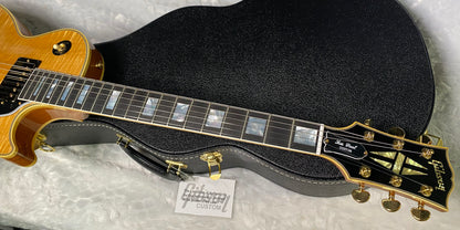 NEW! Gibson Dealer Select Custom Shop Les Paul Custom - Wild AAA Figured Flame Top - Antique Natural - Authorized Dealer - 8.7 lbs - G06799