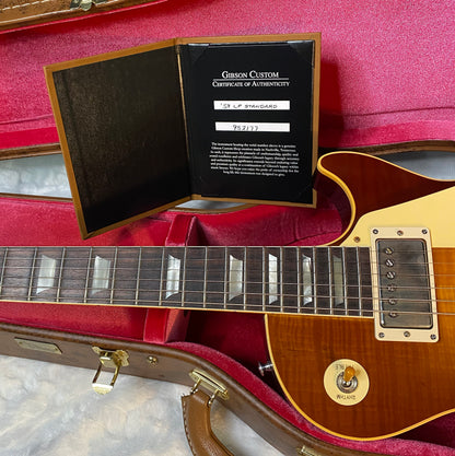 NEW ! Gibson Custom Shop 1959 Les Paul - Iced Tea - Authorized Dealer - Hand Picked KILLER Flame Top - MONSTER TOP VOS - 8.9 lbs - G06060
