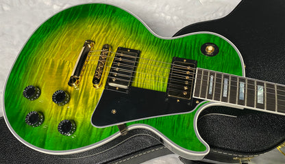 NEW! Gibson Dealer Select Custom Shop Les Paul Custom AAA Figured Top - Iguana Burst - Authorized Dealer - WOW! 9lbs - G06815