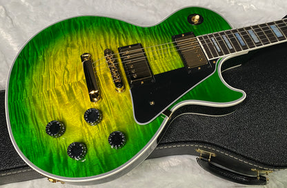 NEW! Gibson Dealer Select Custom Shop Les Paul Custom AAA Figured Top - Iguana Burst - Authorized Dealer - WOW! 9lbs - G06815