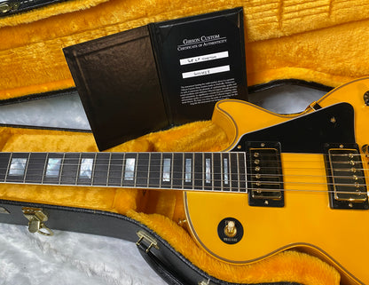 NEW! Gibson Custom Shop '68 Les Paul Custom Reissue Dealer Select One of a Kind - VOS - Heavy Antique White Finish - Authorized Dealer - G06819