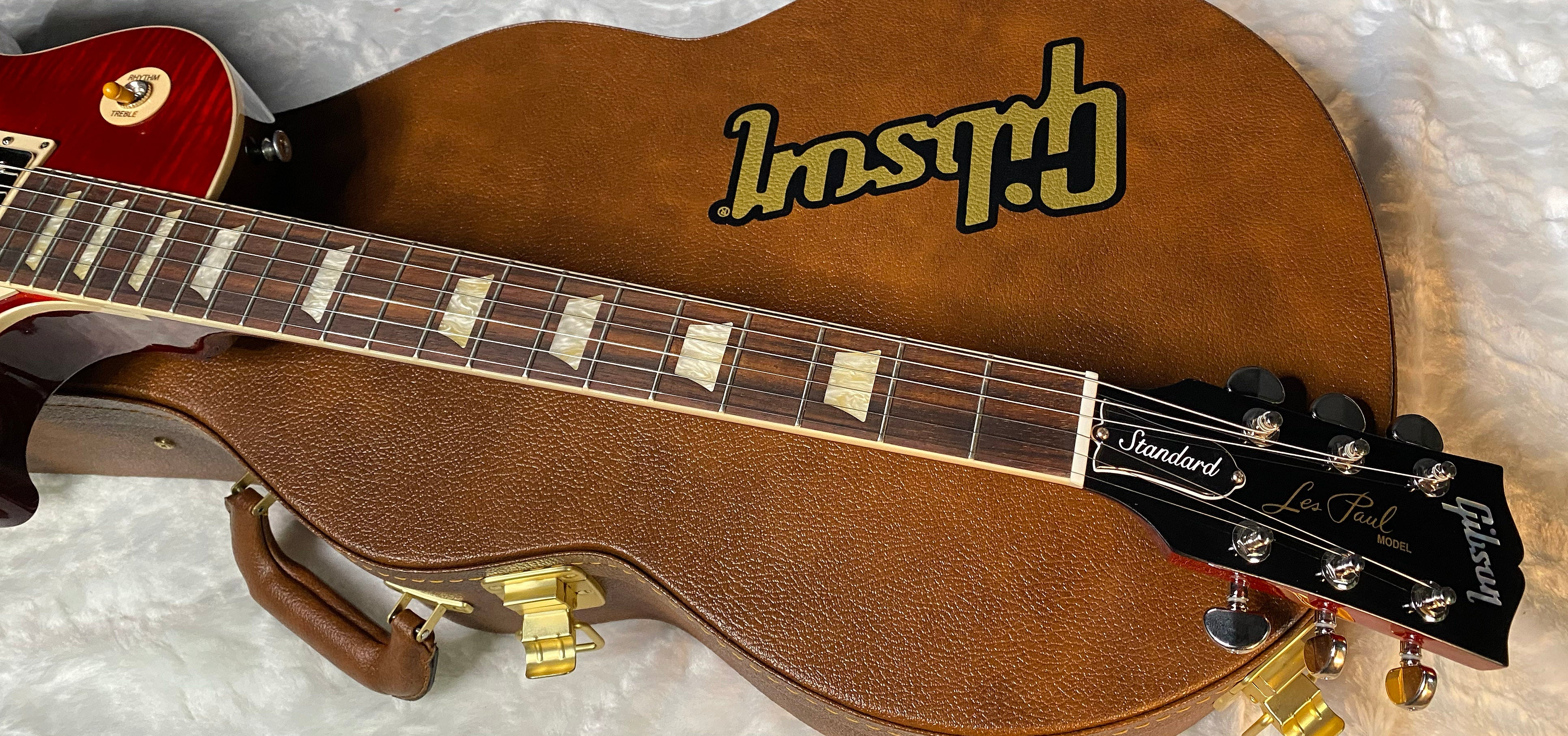 NEW! Gibson Les Paul 60&#39;s Standard - Dark Cherry Sunburst - Limited Edition - Authorized Dealer - AAA Flame Maple Top - 9.45 lbs - G06137