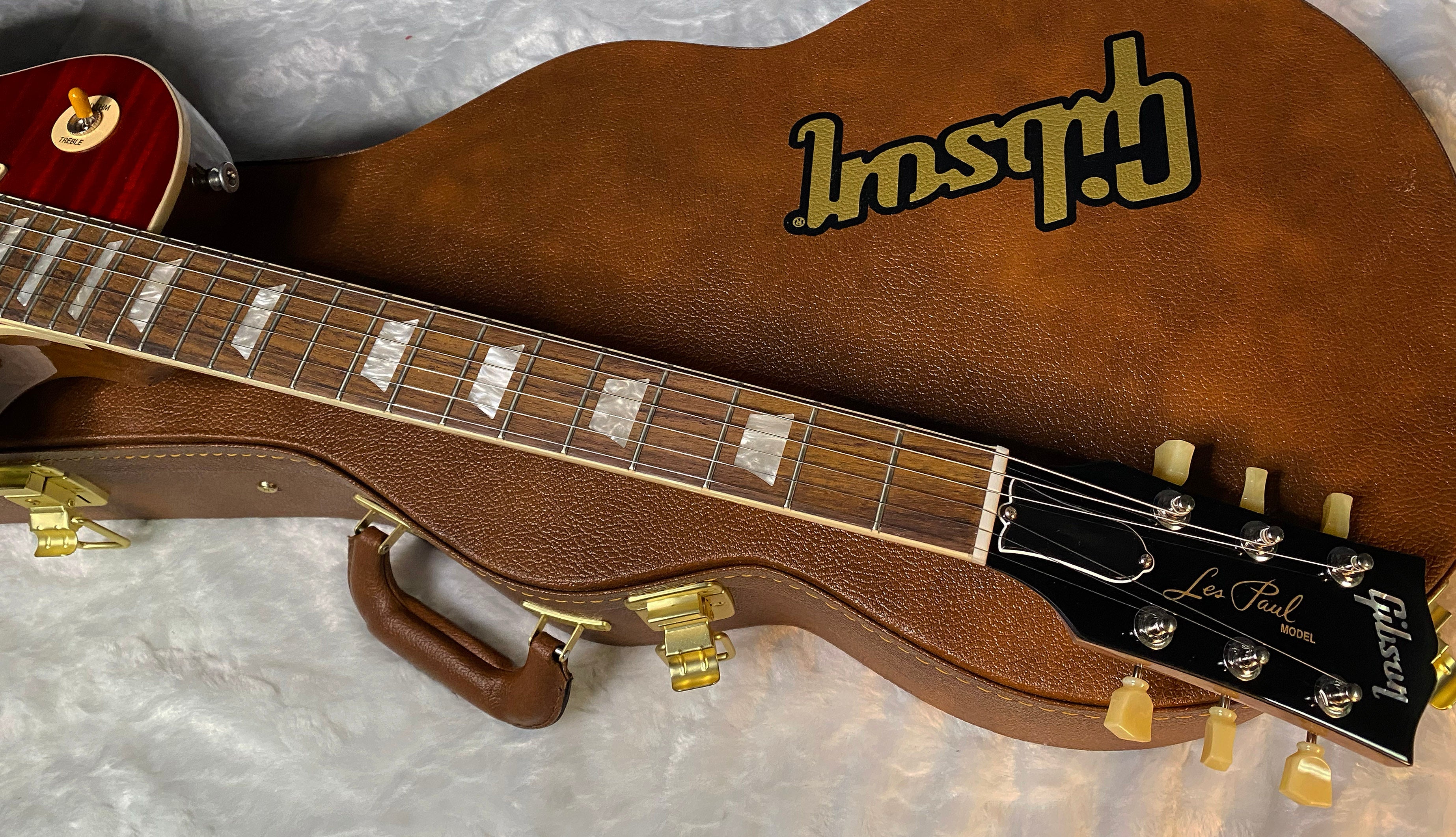 NEW ! Gibson Les Paul Standard '50s Double Trouble Electric Guitar - Amazing Flame! Vintage Bourbon Burst - Authorized Dealer - 8.6lbs - G06142