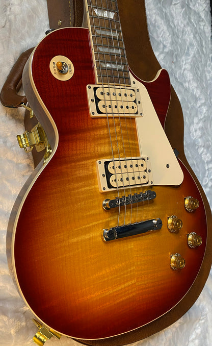 NEW ! Gibson Les Paul Standard '50s Double Trouble Electric Guitar - Amazing Flame! Vintage Bourbon Burst - Authorized Dealer - 8.6lbs - G06142