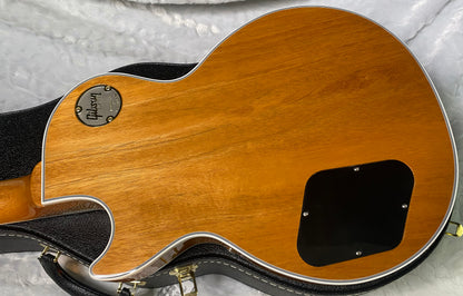 NEW! Gibson Dealer Select Custom Shop Les Paul Custom AAA Figured Flame Top - Transparent Black / Natural Back - Authorized Dealer - 8.8 lbs - G06805