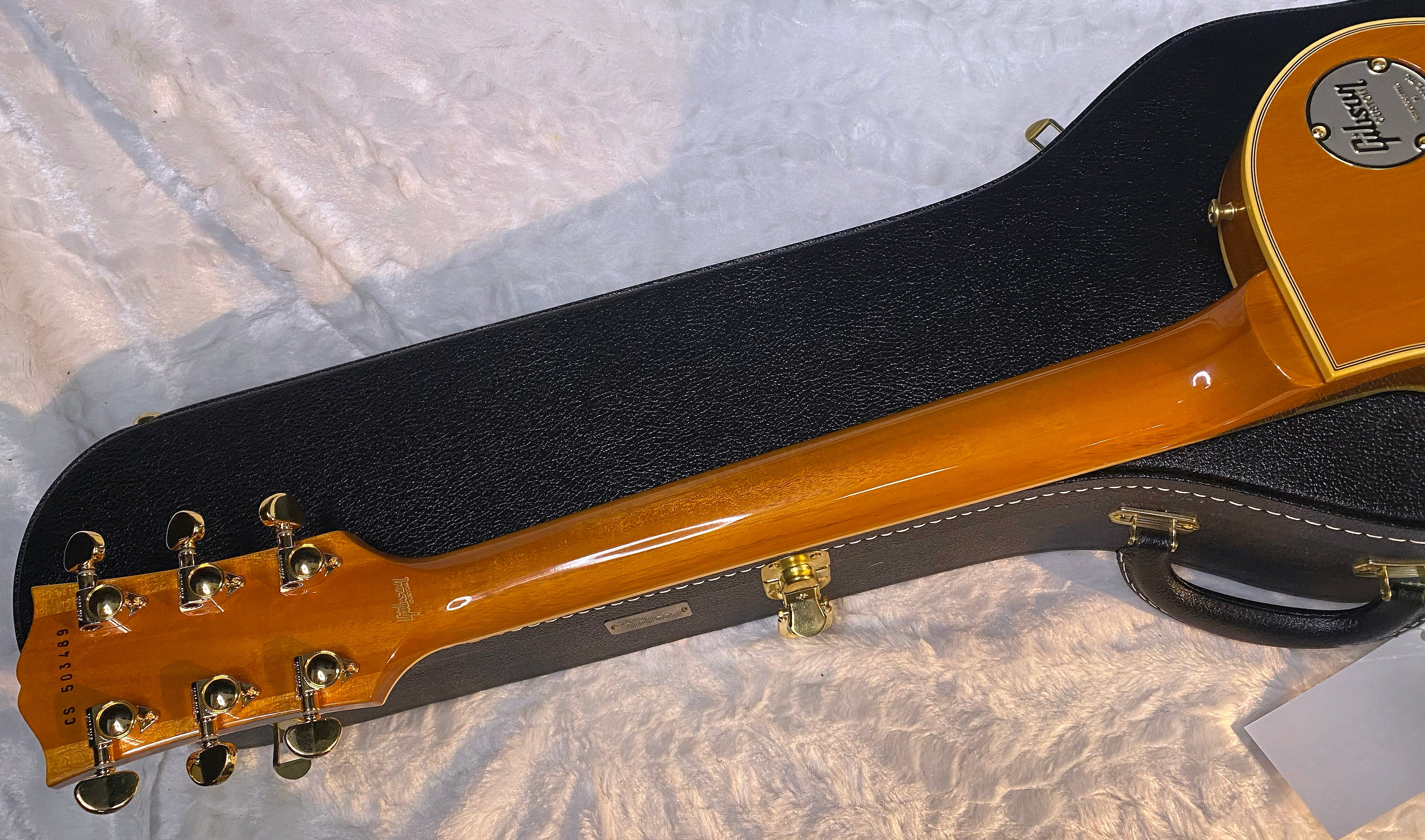 NEW! Gibson Dealer Select Custom Shop Les Paul Custom - Wild AAA Figured Flame Top - Antique Natural - Authorized Dealer - 8.6 lbs - G06813