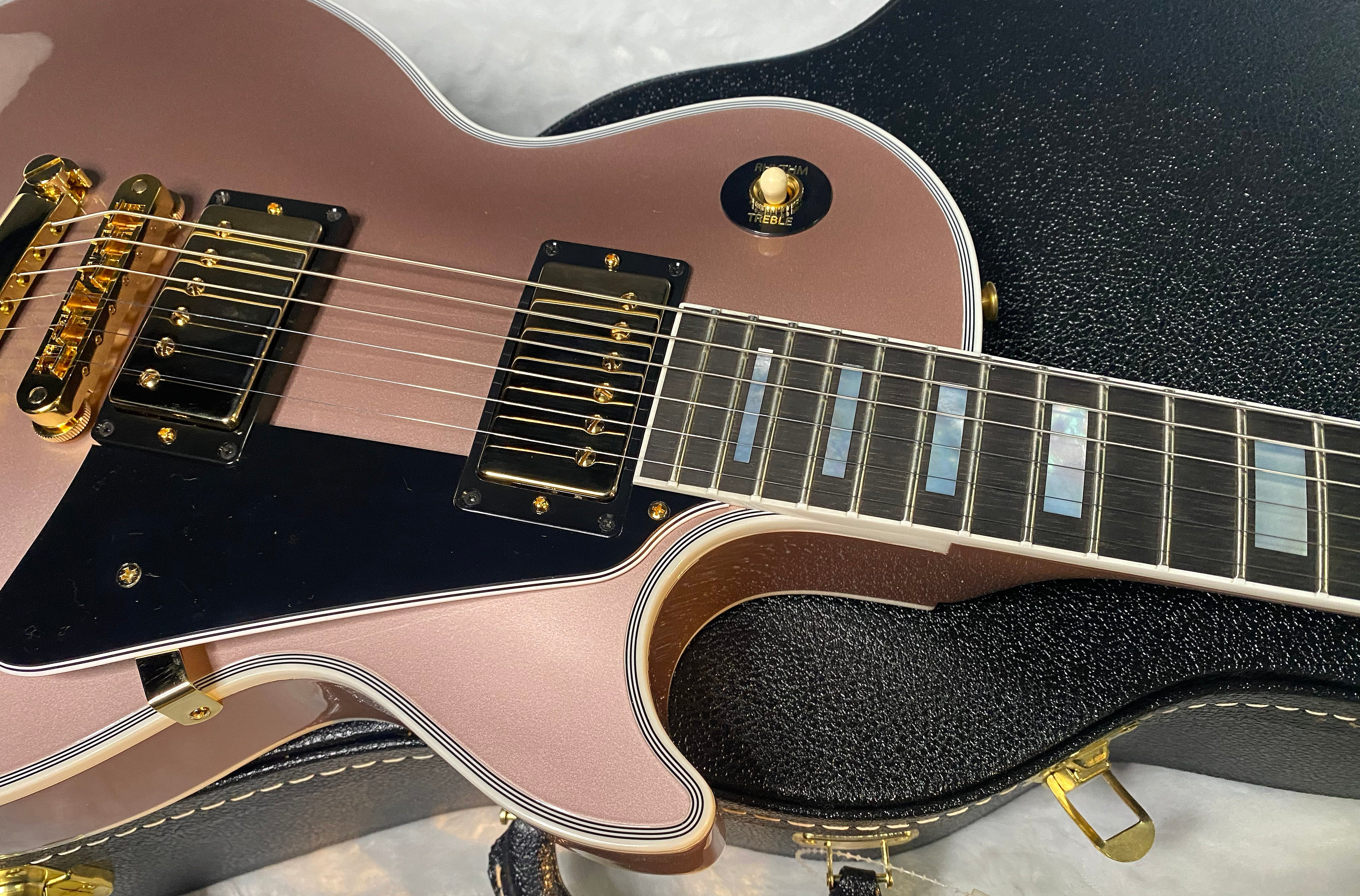 NEW! Gibson Dealer Select Custom Shop Les Paul Custom - Rose Gold - Authorized Dealer - Only 9.5 lbs - G06808
