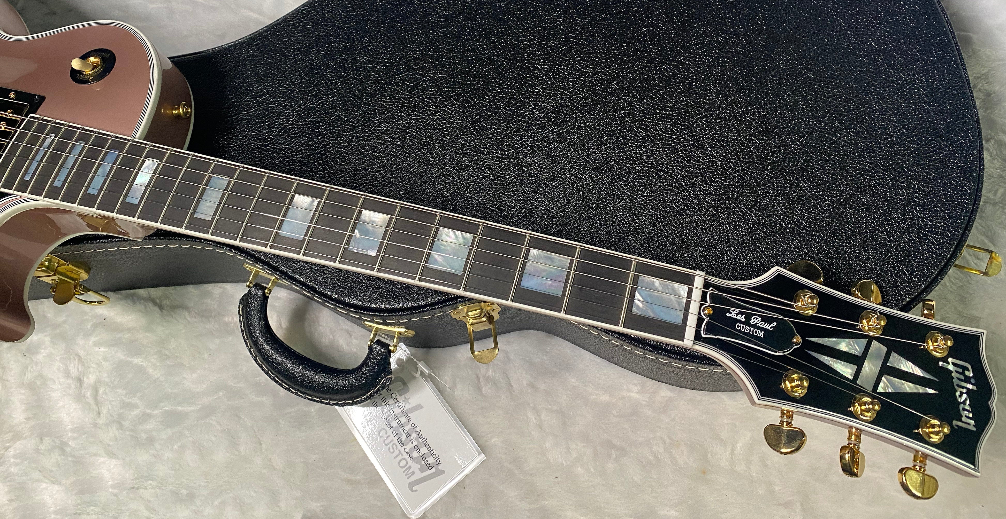 NEW! Gibson Dealer Select Custom Shop Les Paul Custom - Rose Gold - Authorized Dealer - Only 9.5 lbs - G06808