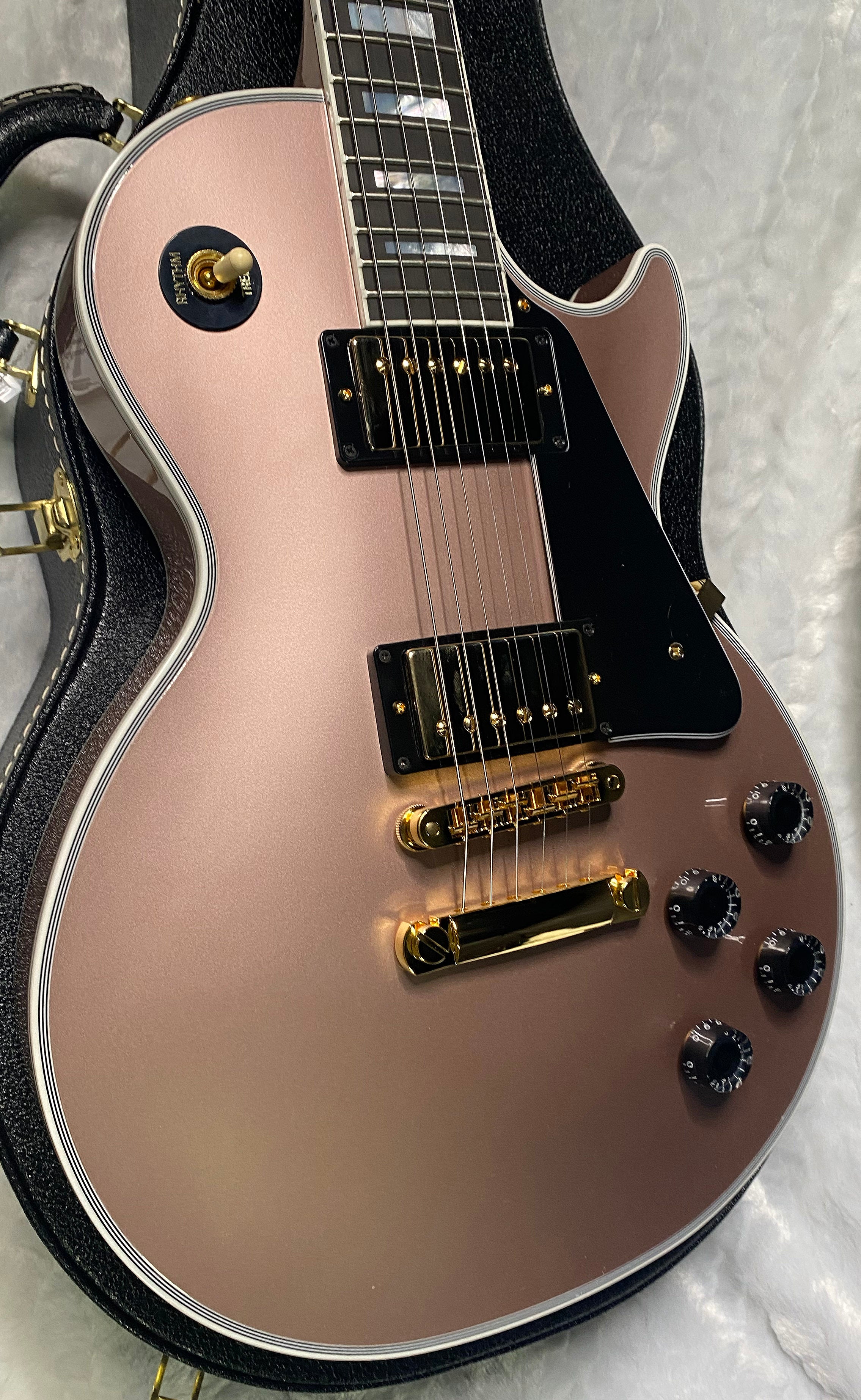 NEW! Gibson Dealer Select Custom Shop Les Paul Custom - Rose Gold - Authorized Dealer - Only 9.5 lbs - G06808
