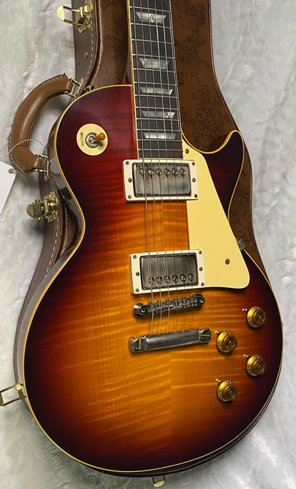 NEW ! Gibson Custom Shop 1959 Les Paul - Tri Burst VOS Finish - Authorized Dealer - Hand Picked Curly Maple Flame Top - MONSTER TOP - 8.2 lbs - G06801