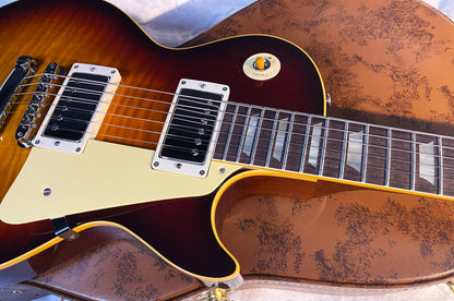 NEW ! Gibson Custom Shop 1960 Les Paul - Tri Burst Gloss Finish - Authorized Dealer - Hand Picked Curly Maple Flame Top - 8.65 lbs - G06818