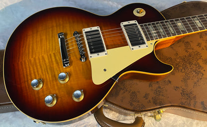 NEW ! Gibson Custom Shop 1960 Les Paul - Tri Burst Gloss Finish - Authorized Dealer - Hand Picked Curly Maple Flame Top - 8.65 lbs - G06818