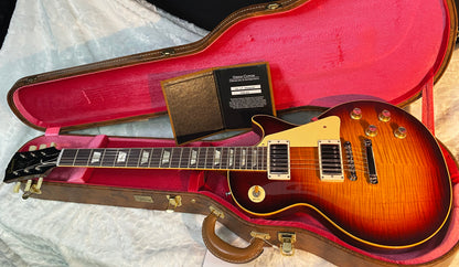 NEW ! Gibson Custom Shop 1960 Les Paul - Tri Burst Gloss Finish - Authorized Dealer - Hand Picked Curly Maple Flame Top - 8.65 lbs - G06818