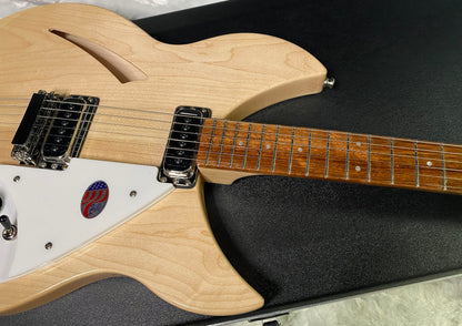 NEW! Rickenbacker 330 Maple Glo MG - Semi Hollow Electric Guitar - Authorized Dealer - 7.4 lbs - G06835