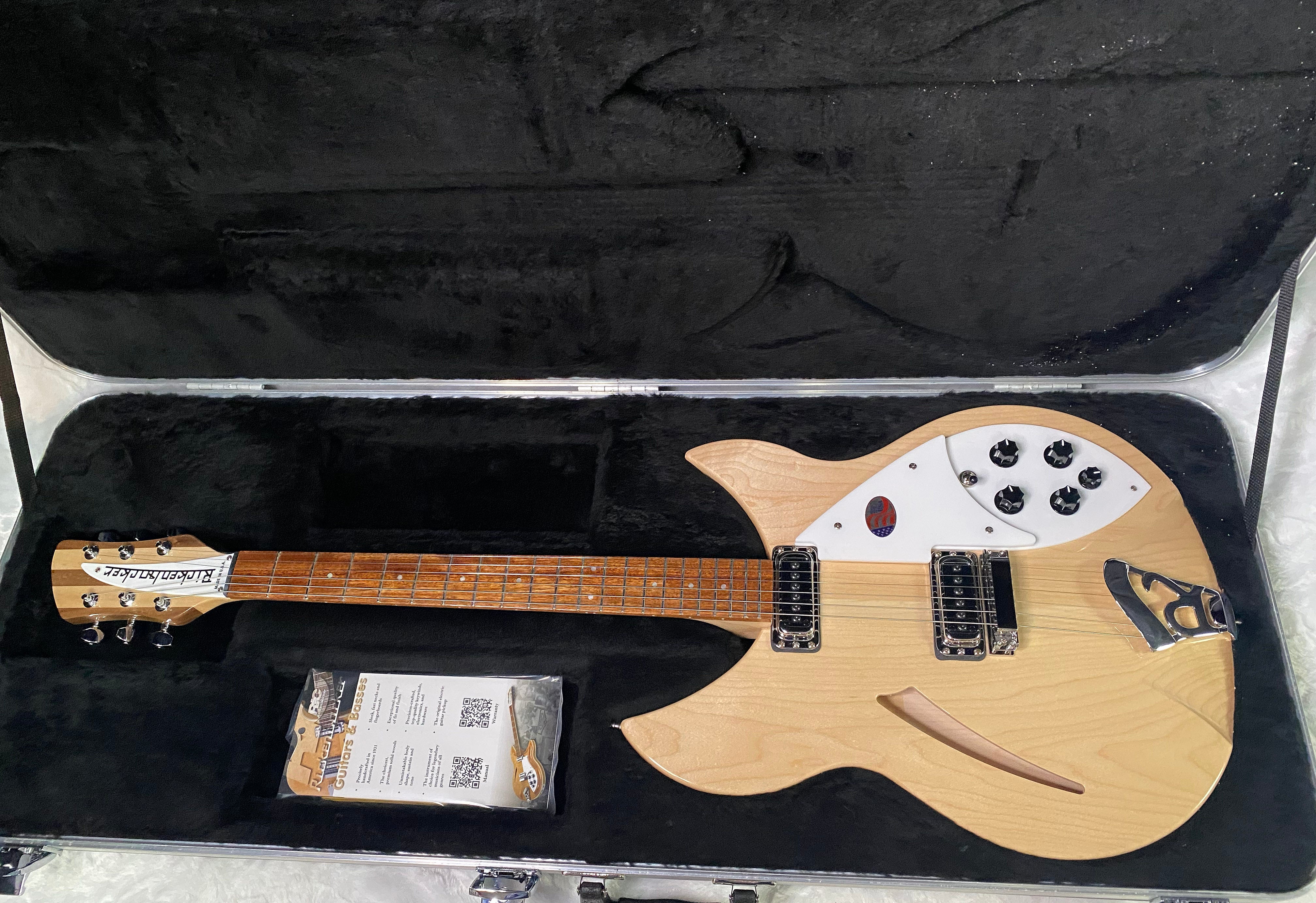 NEW! Rickenbacker 330 Maple Glo MG - Semi Hollow Electric Guitar - Authorized Dealer - 7.4 lbs - G06835
