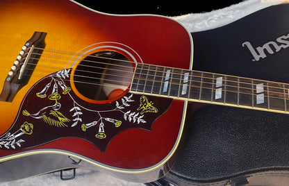 NEW! Gibson Custom Shop Hummingbird Rosewood 3-Piece Back Acoustic-Electric Guitar - Rosewood Burst - 5.1 lbs - Authorized Dealer! G06881