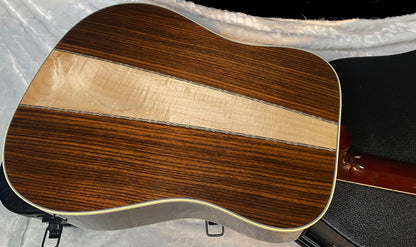 NEW! Gibson Custom Shop Hummingbird Rosewood 3-Piece Back Acoustic-Electric Guitar - Rosewood Burst - 5.1 lbs - Authorized Dealer! G06881