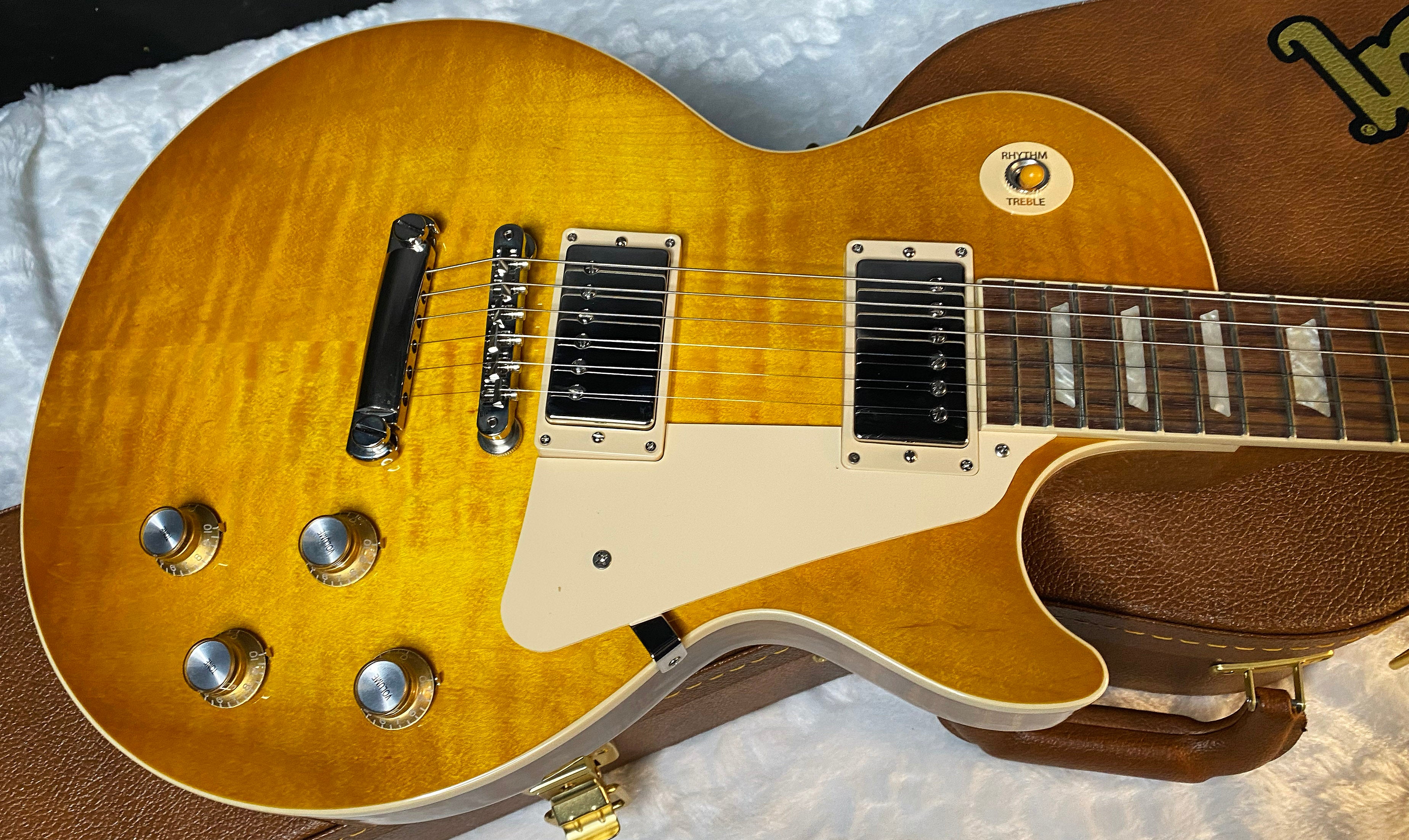 NEW! Gibson Les Paul 60's Standard - Honey Lemon Burst - Limited Edition - Authorized Dealer - AAA Flame Maple Top - 9.25 lbs - G06096